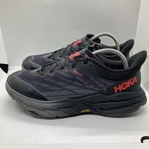 Hoka Speedgoat 5 Spike GORE-TEX Trail Running Shoes Black Pink Women's 10.5